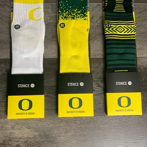 🔰Bundle🔰NWT Oregon Ducks Stance Socks - Picture 3 of 4